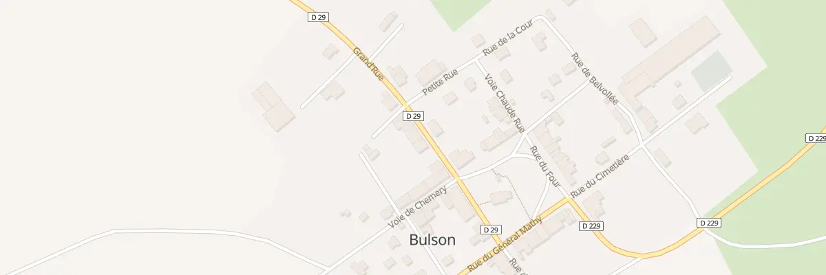 Plan du 4 Gr La Grand Rue à Bulson