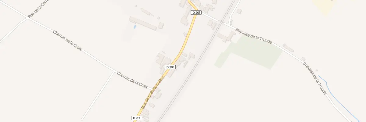 Plan du 20 Rue de la Bretonnière à Corgoloin