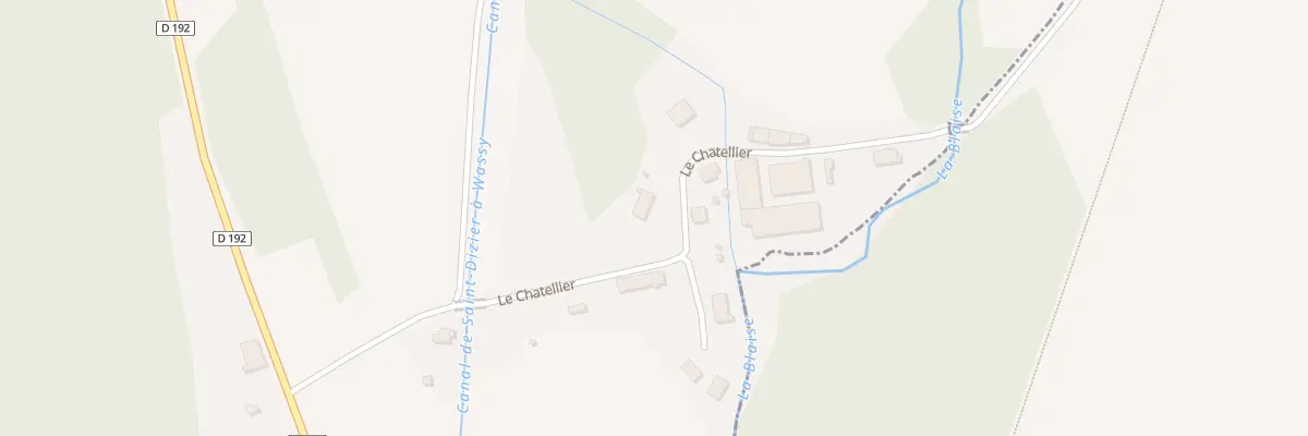 Plan du 1 Le Chatellier à Louvemont