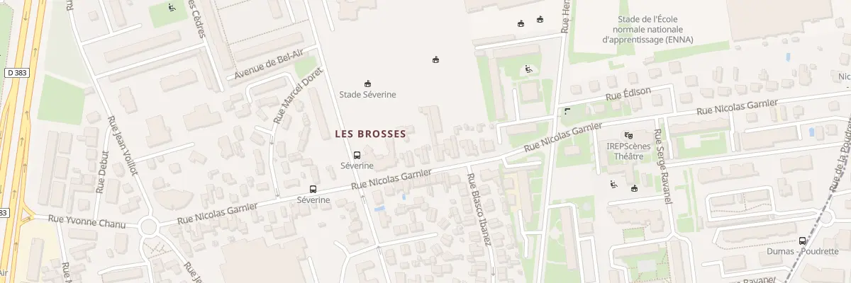 Plan du 49 Rue Nicolas Garnier à Villeurbanne