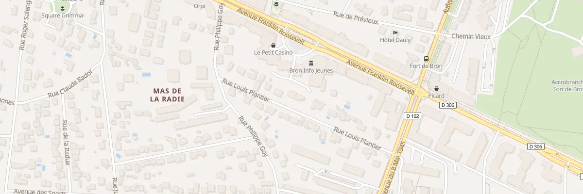 Plan du 9B Rue Louis Plantier à Bron