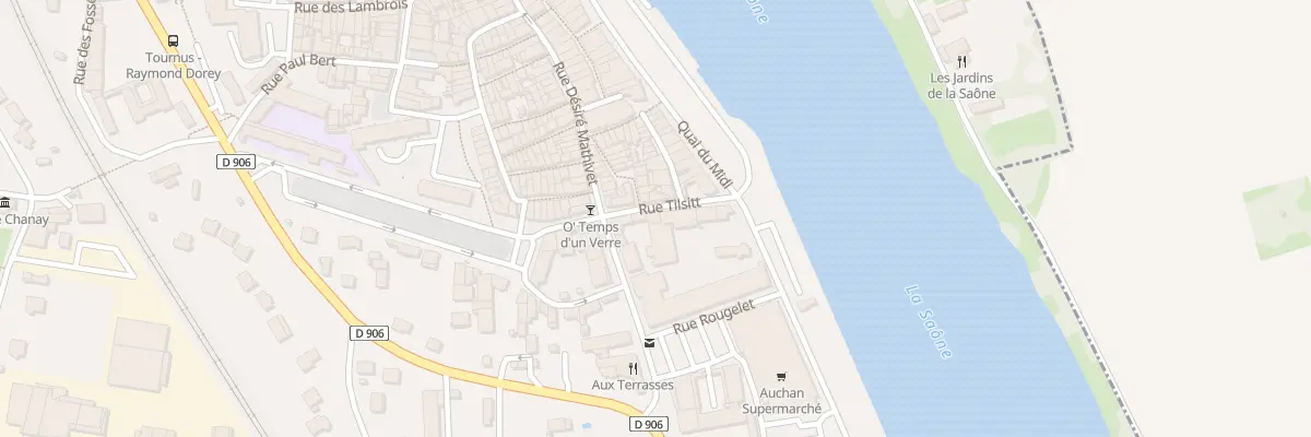 Plan du 7 Av Vingt Trois Janvier à Tournus