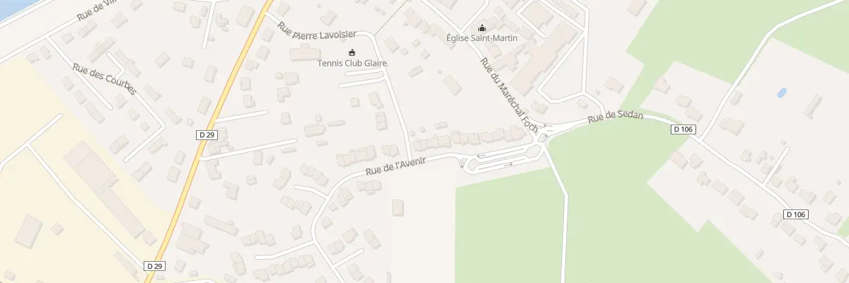 Plan du 10 Rue de l’Avenir à Glaire