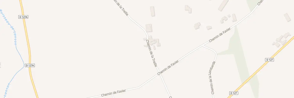 Plan du 305 Chem de la Treille à Portes-en-Valdaine