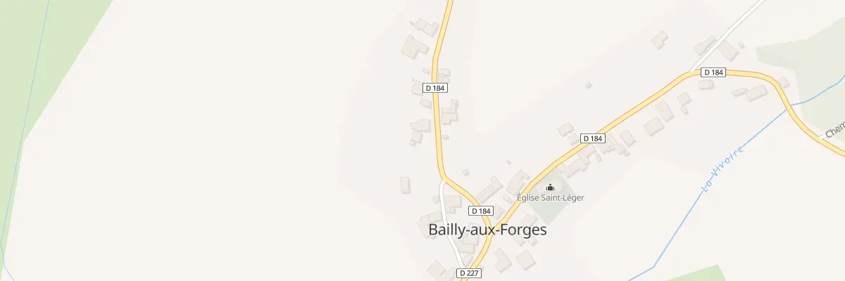 Plan du 38 Rue Grande Rue à Bailly-aux-Forges