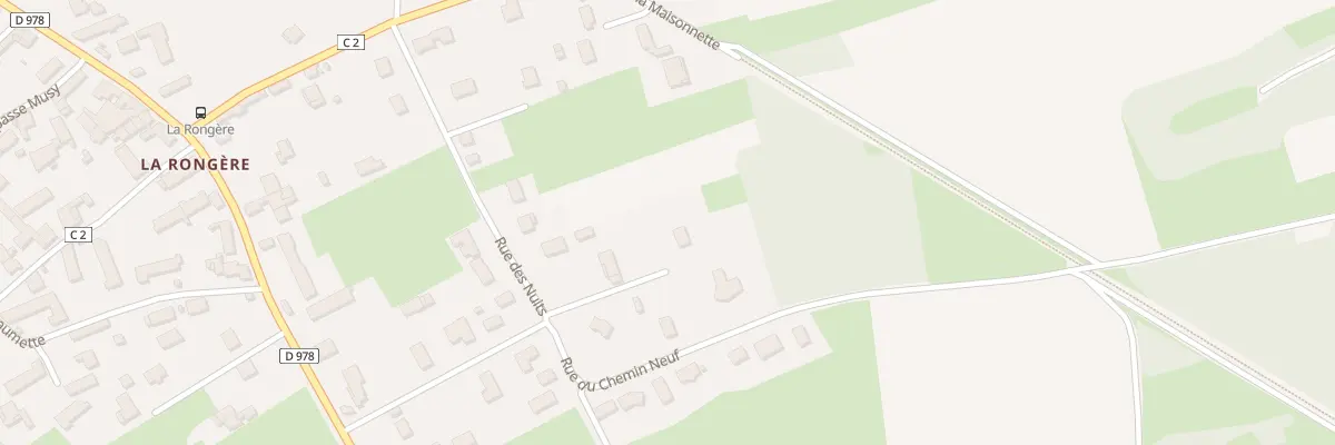 Plan du 13A Rue des Nuits à Épervans