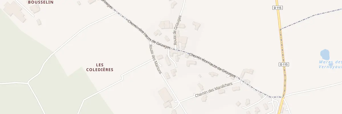 Plan du 385G Che des Hauts de Griauges à Mercurol-Veaunes
