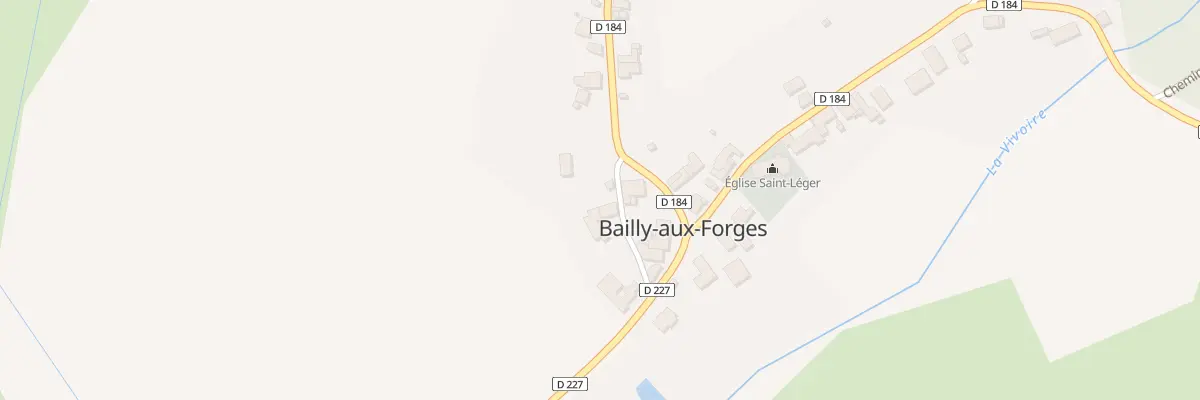 Plan du 2 Rue de la Fontaine à Bailly-aux-Forges