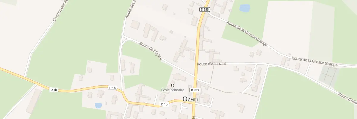 Plan du 54 Rte de l’Eglise à Ozan
