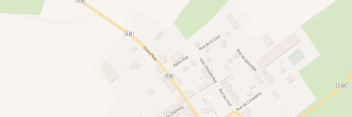 Plan du 1 Ptr Petite Rue à Bulson