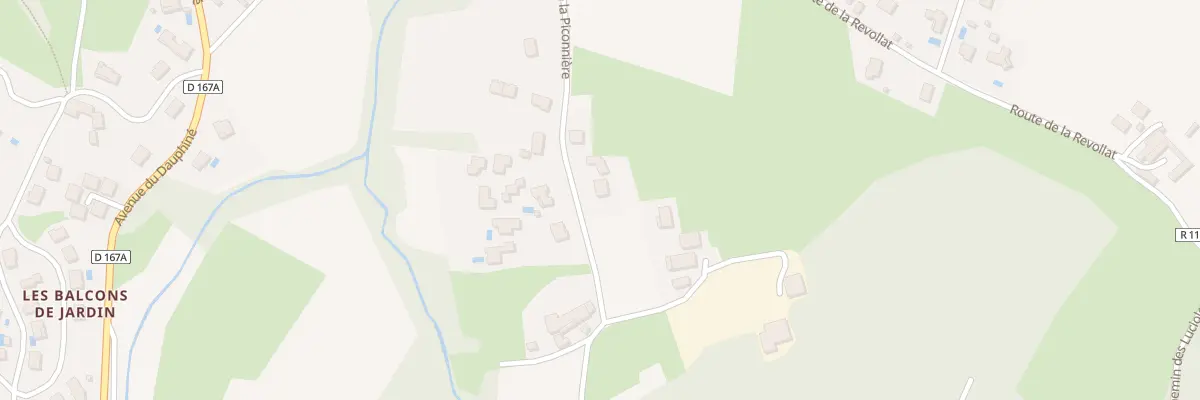 Plan du 5108 Mte de la Piconnière à Jardin