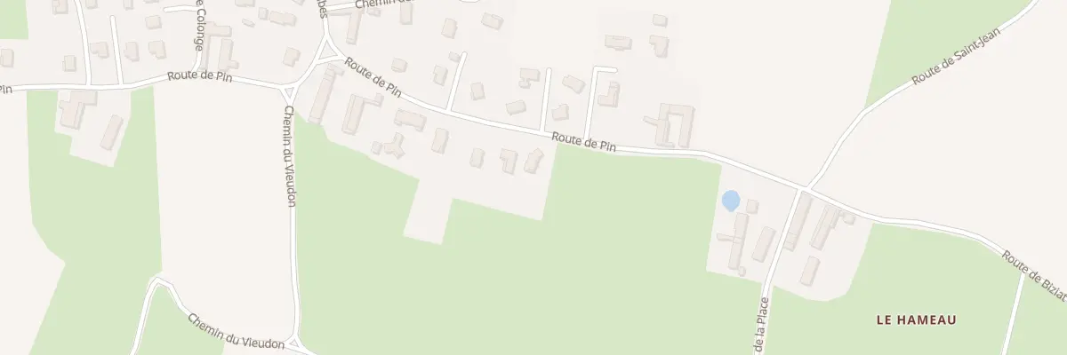 Plan du 1324 Rte de Pin à Laiz