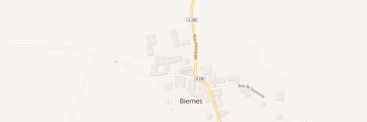Plan du 1 Rue de la Mairie A Biernes à Colombey les Deux Églises