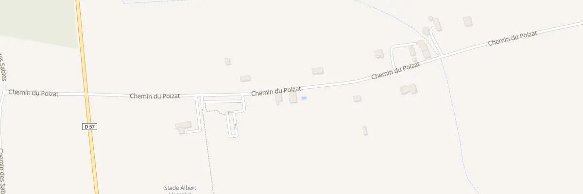 Plan du 358 Che du Poizat à Marennes