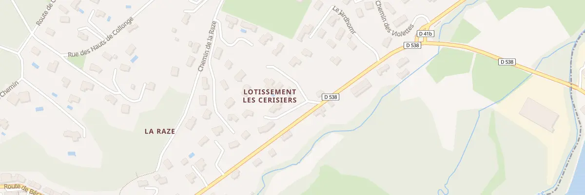 Plan du 9001 Rte de Bérardier à Jardin