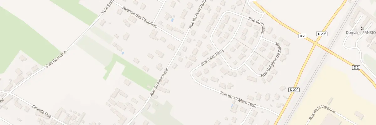 Plan du 1 Rue Jules Ferry à Corgoloin