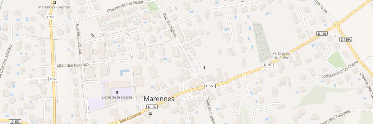 Plan du 87 Rue de l’Eglise à Marennes