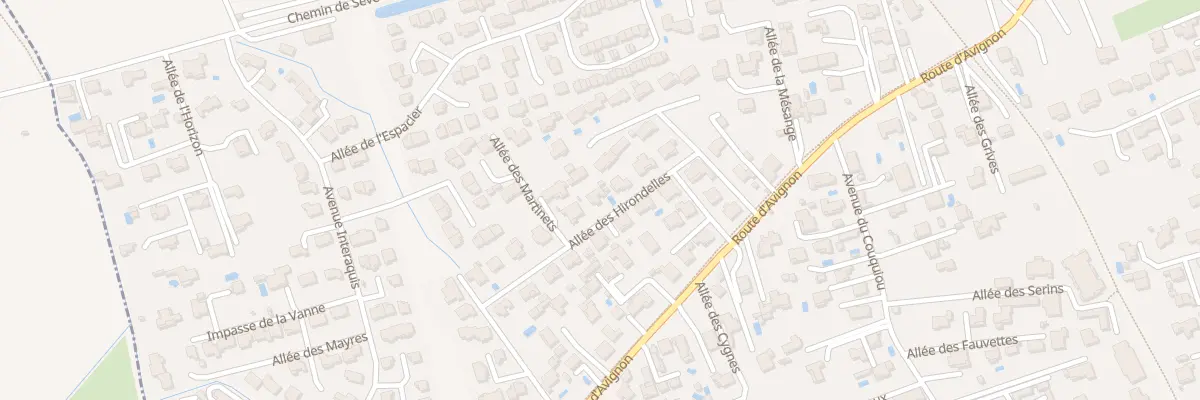 Plan du 144 All des Hirondelles à Entraigues-sur-la-Sorgue