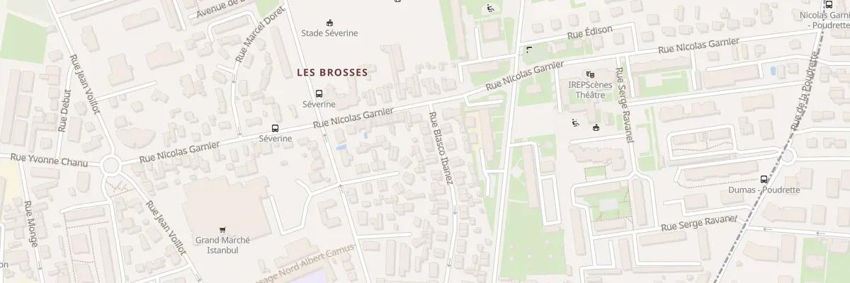 Plan du 8 Rue Blasco Ibanez à Villeurbanne