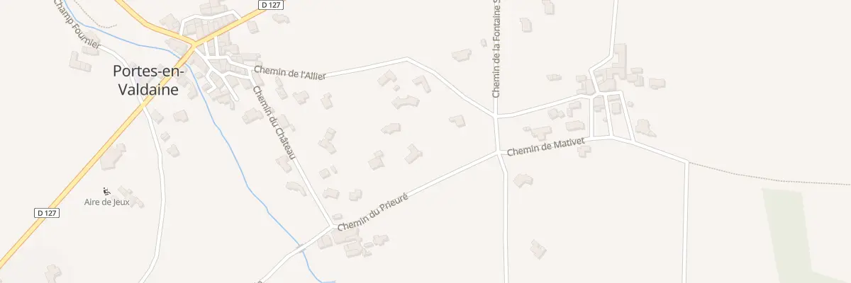 Plan du 55 Che du Prieure à Portes-en-Valdaine