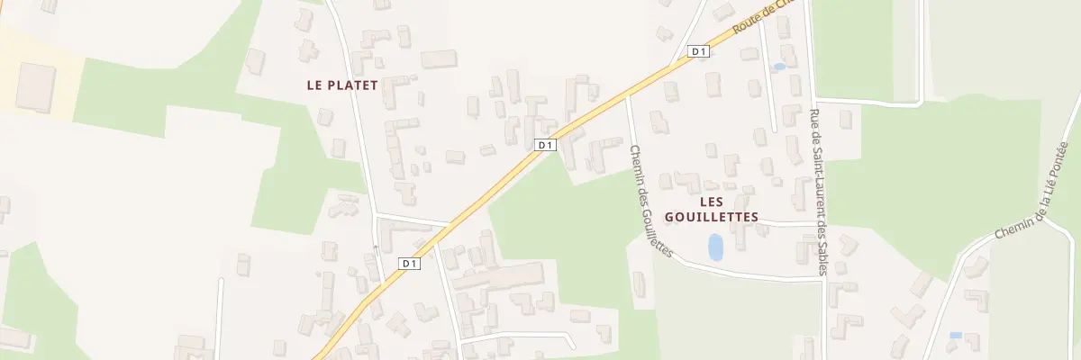 Plan du 690A Rte de Chevroux à Manziat
