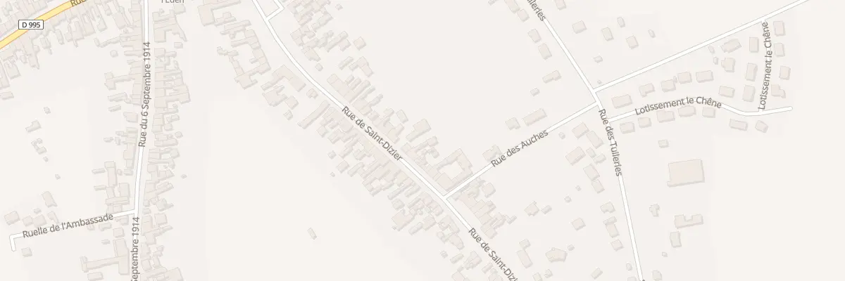 Plan du 75 Rue de Saint Dizier à Sermaize-les-Bains