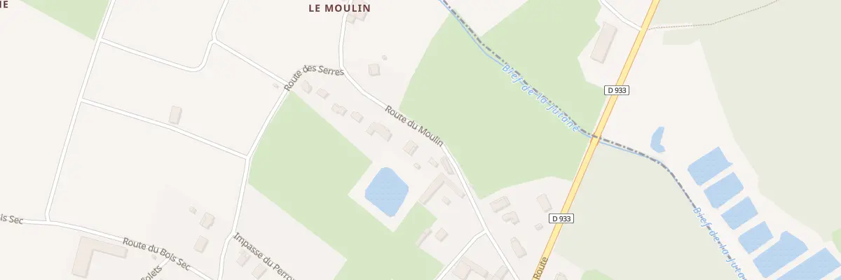 Plan du 211 Rte du Moulin à Ozan
