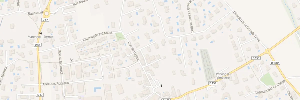 Plan du 138 Rue de l’Eglise à Marennes