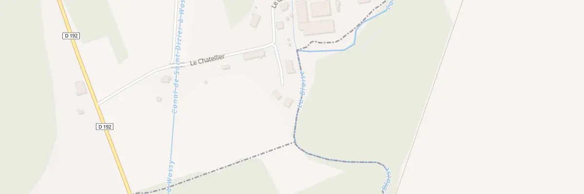 Plan du 8 Le Chatellier à Louvemont