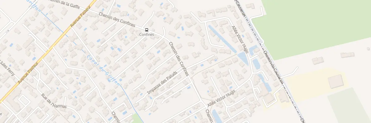 Plan du 331 Che des Confines à Vedène