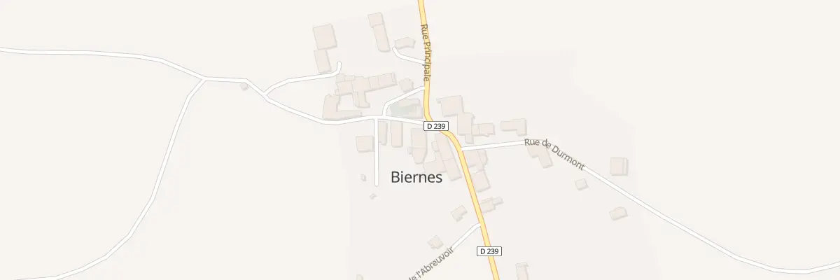 Plan du 15 Rue de la Mairie A Biernes à Colombey les Deux Églises