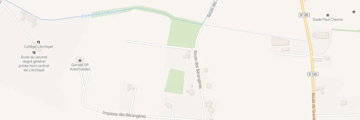 Plan du 5278A Rte des Berengeres à Allex