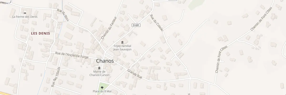 Plan du 3 Imp du Combarriot à Chanos-Curson