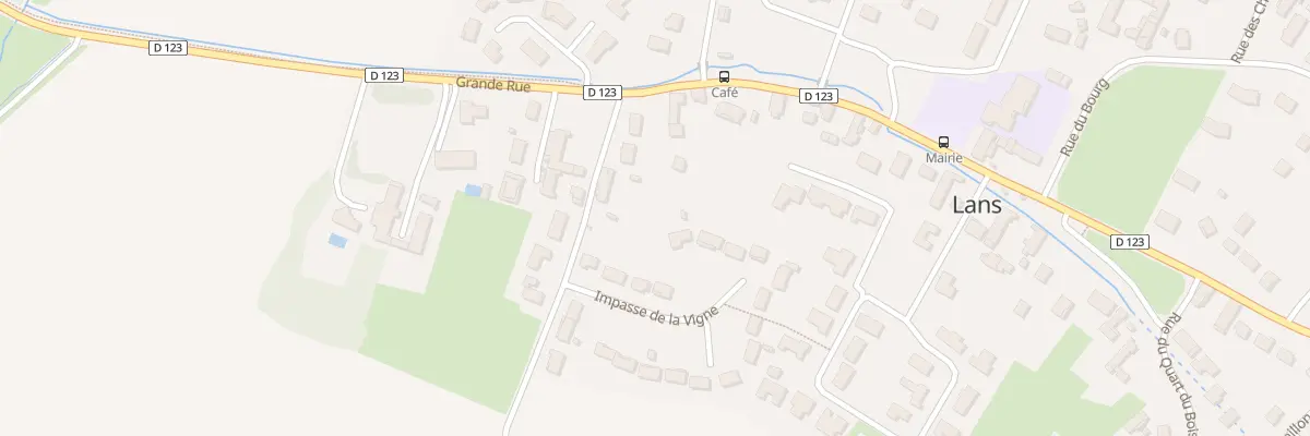 Plan du 3 Rue de la Vigne à Lans