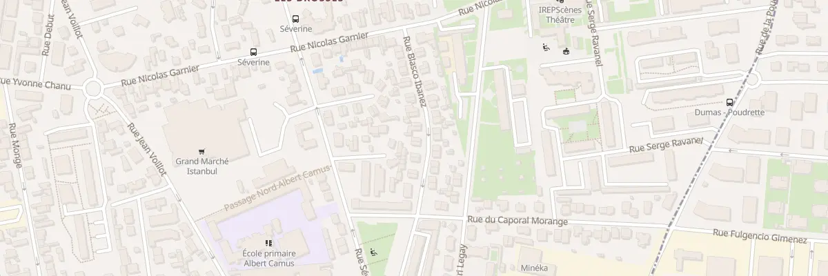 Plan du 28 Rue Blasco Ibanez à Villeurbanne