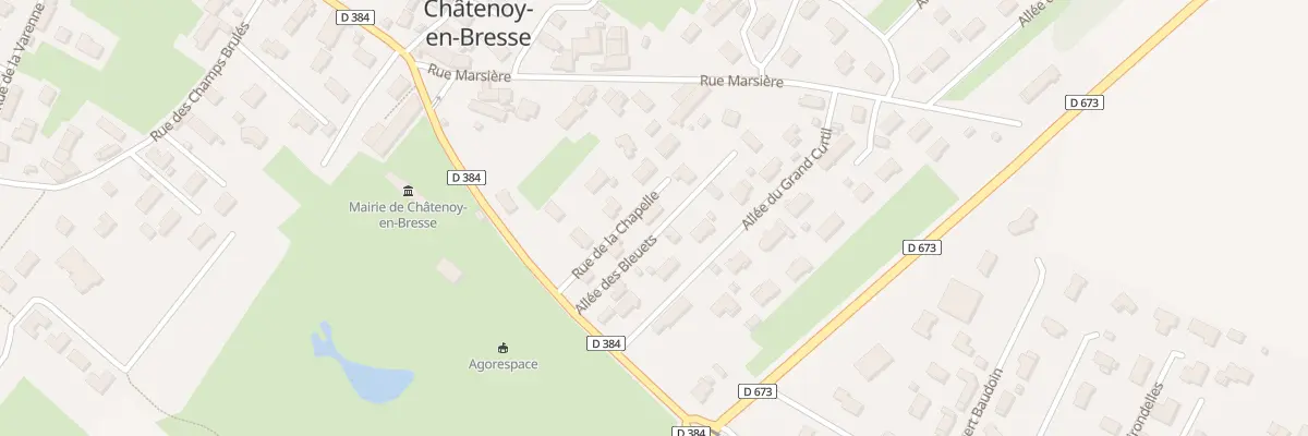 Plan du 5F Rue de la Chapelle à Châtenoy-en-Bresse