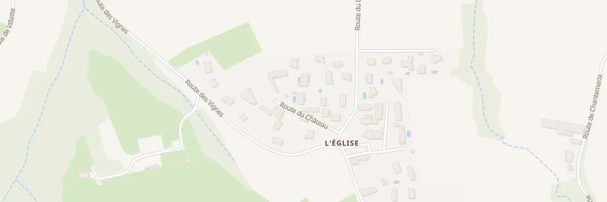 Plan du 5002 Rte du Château à Serpaize