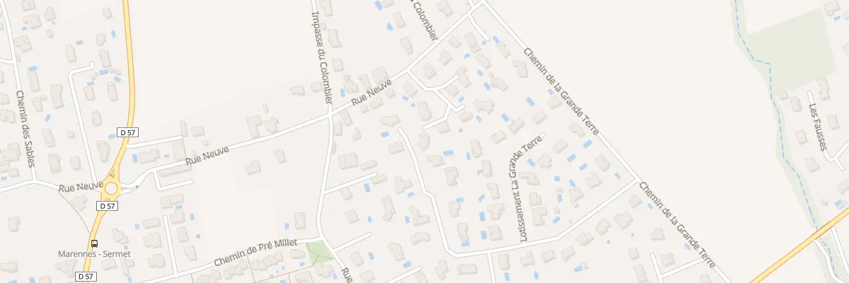 Plan du 374C Rue Neuve à Marennes