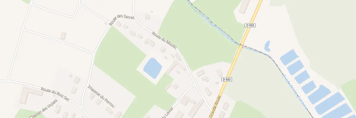 Plan du 169 Rte du Moulin à Ozan