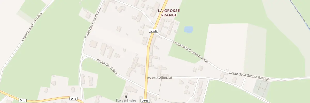 Plan du 359 Grande Route à Ozan