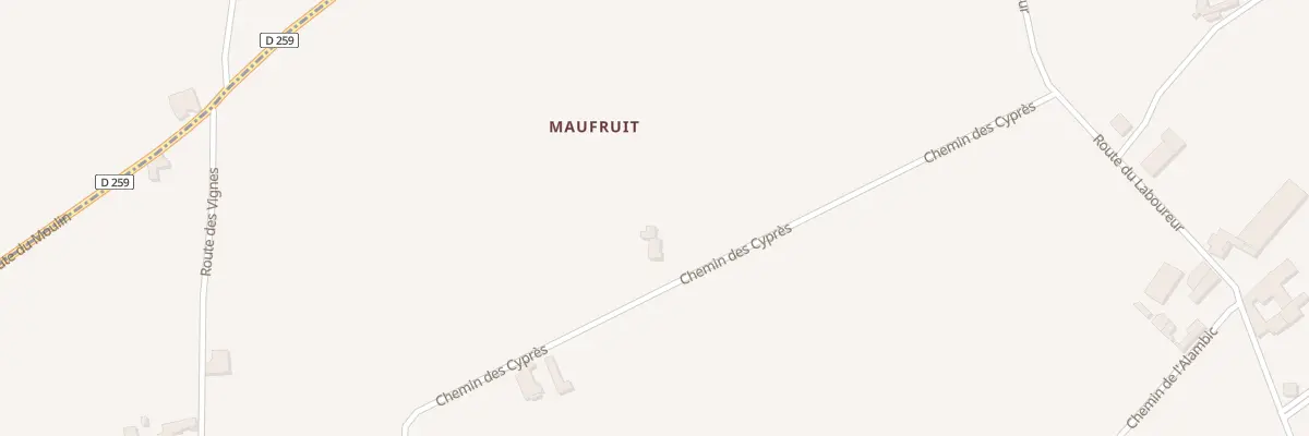 Plan du 435A Che des Cypres à Beaumont-Monteux
