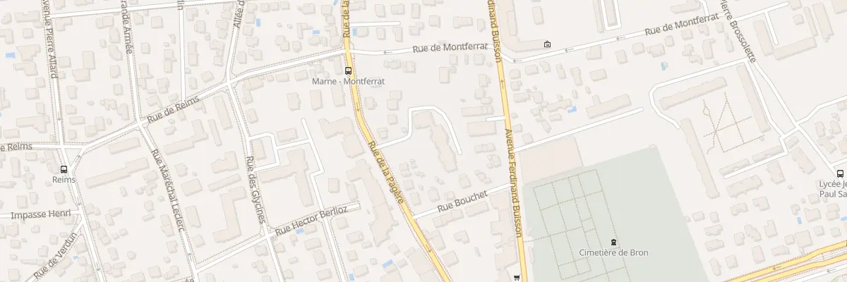 Plan du 127 Rue de la Pagère à Bron
