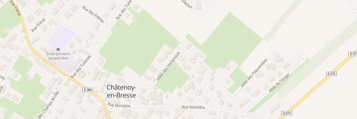 Plan du 4D All des Hortensias à Châtenoy-en-Bresse