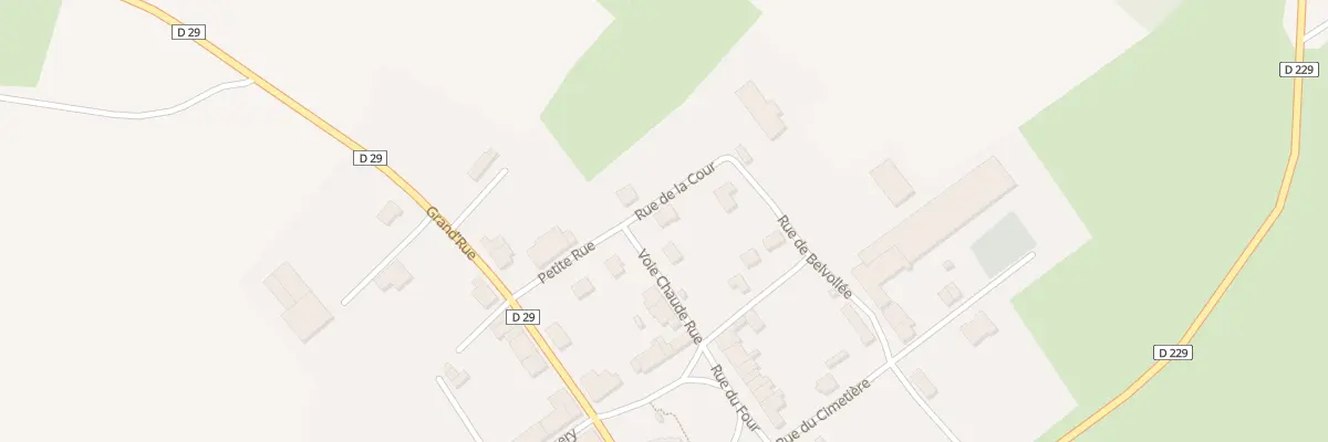 Plan du 2 Rue de la Cour à Bulson