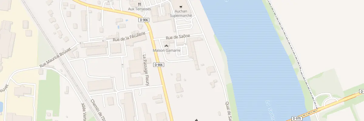 Plan du 5000 Av de Lattre Tassigny à Tournus