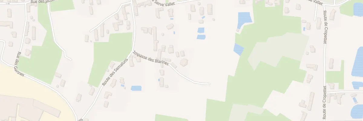 Plan du 105 Imp des Blarines à Manziat