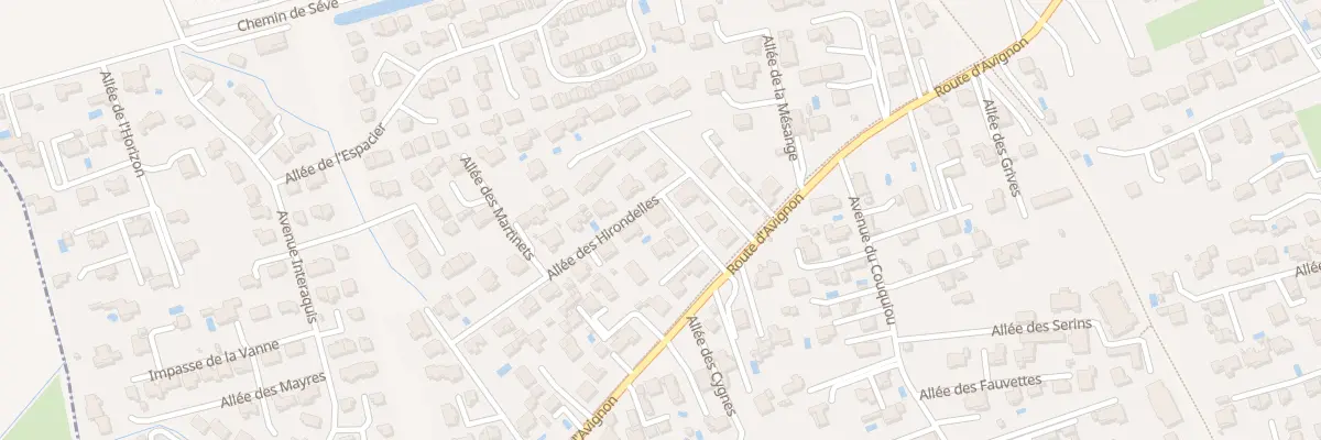 Plan du 105 All des Hirondelles à Entraigues-sur-la-Sorgue