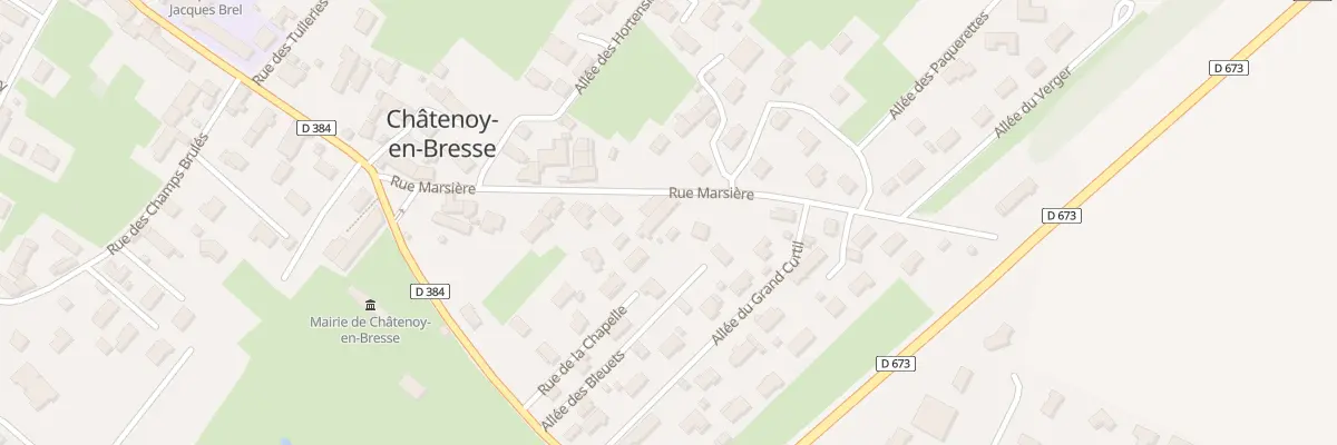 Plan du 16 Rue de Marsiere à Châtenoy-en-Bresse