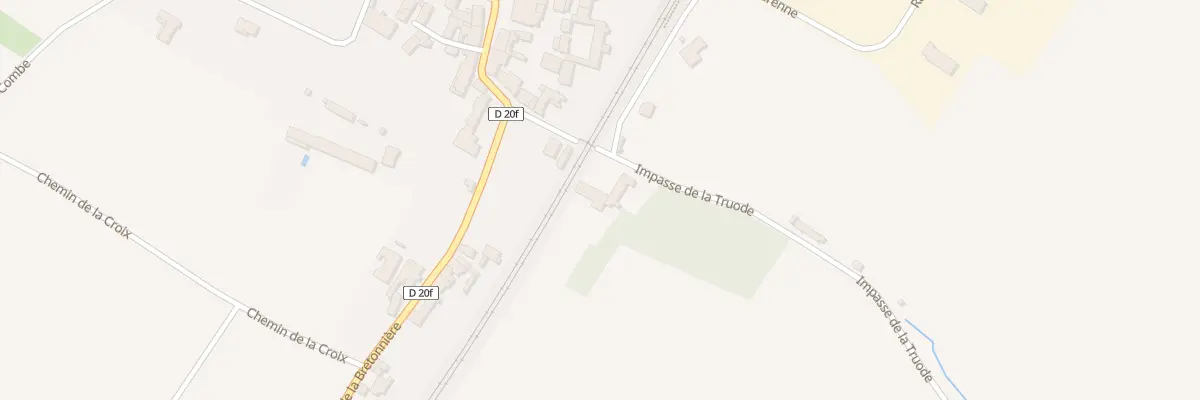 Plan du 20 Imp de la Truode à Corgoloin