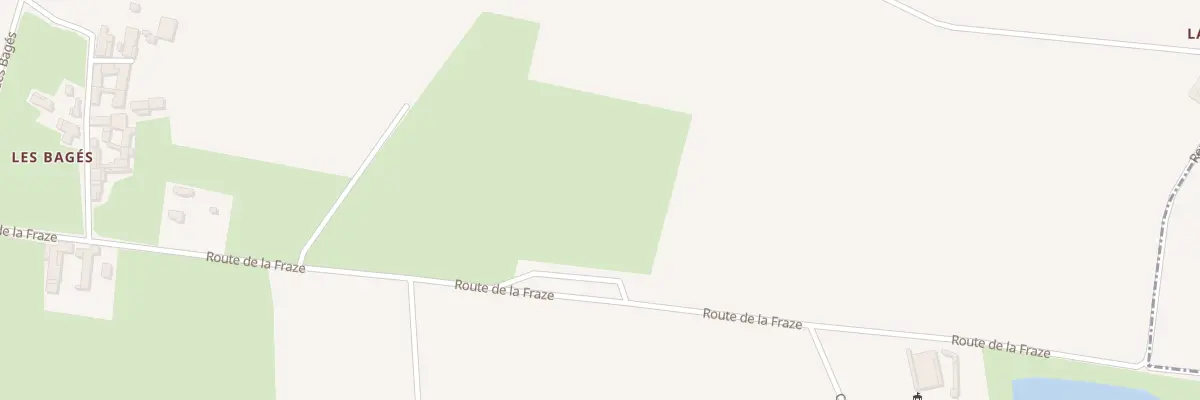Plan du 5248 Les Bages à Baneins